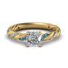 Load image into Gallery viewer, Twisted Vine Engagement Ring