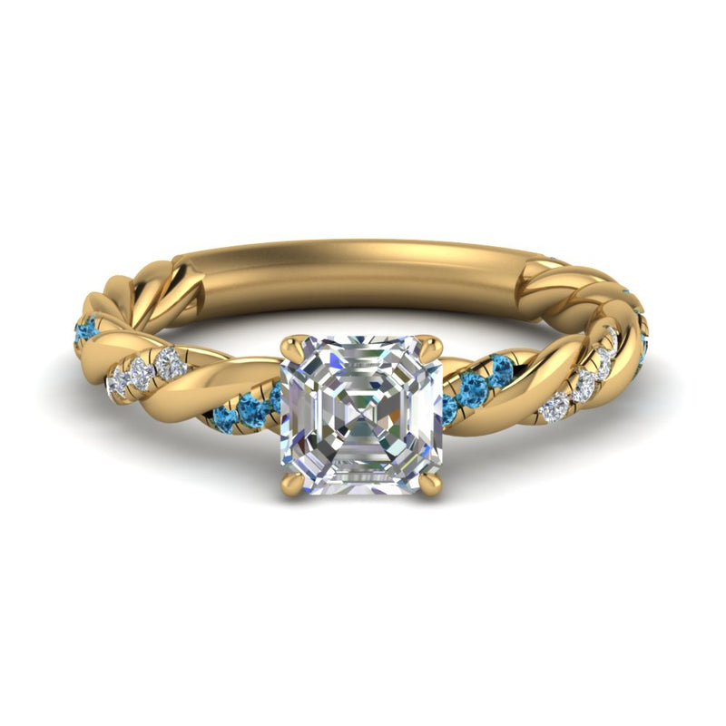 Twisted Vine Engagement Ring
