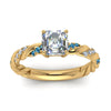 Load image into Gallery viewer, Twisted Vine Engagement Ring