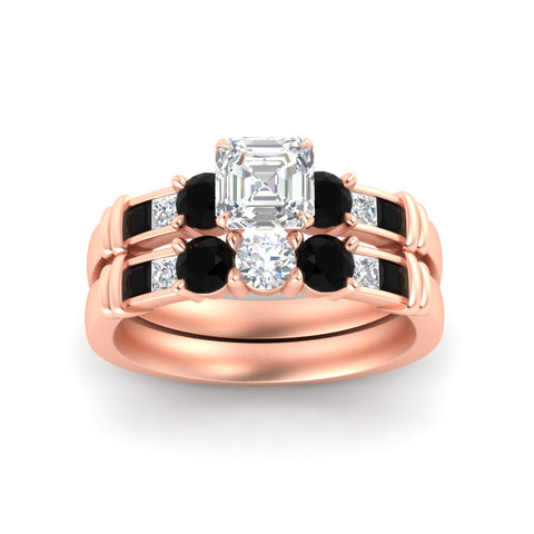 asscher-cut-bridal-ring-set-with-black-diamond-princess-channel-accents-in-rose-gold-fdens286asgblackangle5-nl-rg.jpg