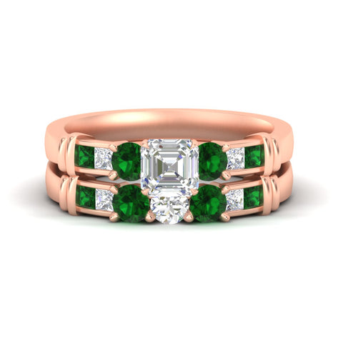 asscher-cut-bridal-ring-set-with-emerald-princess-channel-accents-in-rose-gold-fdens286asgemgrsleep-nl-rg.jpg