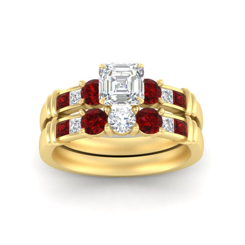 asscher-cut-bridal-ring-set-with-ruby-princess-channel-accents-in-yellow-gold-fdens286asgrudrangle5-nl-yg.jpg