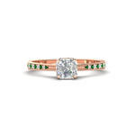 Load image into Gallery viewer, asscher-cut-cathedral-pave-diamond-engagement-ring-with-emerald-in-rose-gold-FD11145ASRGEMGR-NL-RG.png?v
