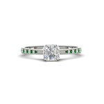 Load image into Gallery viewer, asscher-cut-cathedral-pave-diamond-engagement-ring-with-emerald-in-white-gold-FD11145ASRGEMGR-NL-WG.png?v
