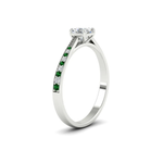 Load image into Gallery viewer, asscher-cut-cathedral-pave-diamond-engagement-ring-with-emerald-in-white-gold-FD11145ASRGEMGRANGLE2-NL-WG.png?v
