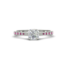 Load image into Gallery viewer, asscher-cut-cathedral-pave-diamond-engagement-ring-with-pink-sapphire-in-white-gold-FD11145ASRGSADRPI-NL-WG.png?v