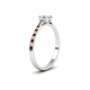 Load image into Gallery viewer, asscher-cut-cathedral-pave-diamond-engagement-ring-with-ruby-in-white-gold-FD11145ASRGRUDRANGLE2-NL-WG.png?v