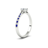 Load image into Gallery viewer, asscher-cut-cathedral-pave-diamond-engagement-ring-with-sapphire-in-white-gold-FD11145ASRGSABLANGLE2-NL-WG.png?v
