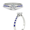 Load image into Gallery viewer, asscher-cut-cathedral-pave-diamond-engagement-ring-with-sapphire-in-white-gold-FD11145ASRGSABLANGLE3-NL-WG.png?v