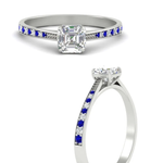 Load image into Gallery viewer, asscher-cut-cathedral-pave-diamond-engagement-ring-with-sapphire-in-white-gold-FD11145ASRGSABLANGLE3-NL-WG.png?v
