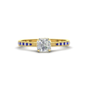 Load image into Gallery viewer, asscher-cut-cathedral-pave-diamond-engagement-ring-with-sapphire-in-yellow-gold-FD11145ASRGSABL-NL-YG.png?v