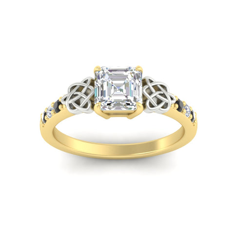 asscher-cut-celtic-black-diamond-two-tone-engagement-ring-in-yellow-gold-fdens2255asrgblackangle5-nl-yg.jpg