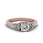 Load image into Gallery viewer, asscher-cut-celtic-diamond-ring-in-14K-rose-gold-FDENS2255ASR-NL-RG
