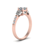 Load image into Gallery viewer, asscher-cut-celtic-diamond-ring-in-14K-rose-gold-FDENS2255ASRANGLE2-NL-RG
