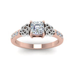 Load image into Gallery viewer, asscher-cut-celtic-diamond-ring-in-14K-rose-gold-FDENS2255ASRANGLE5-NL-RG
