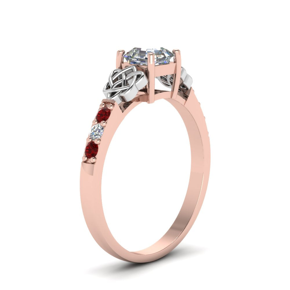 asscher-cut-celtic-diamond-ring-with-ruby-in-14K-rose-gold-FDENS2255ASRGRUDRANGLE2-NL-RG