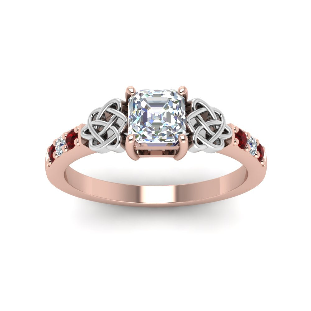 asscher-cut-celtic-diamond-ring-with-ruby-in-14K-rose-gold-FDENS2255ASRGRUDRANGLE5-NL-RG