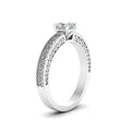Thumbnail 4 - asscher-cut-celtic-engraved-solitaire-ring-in-white-gold-fdenr8544asrangle2-nl-wg
