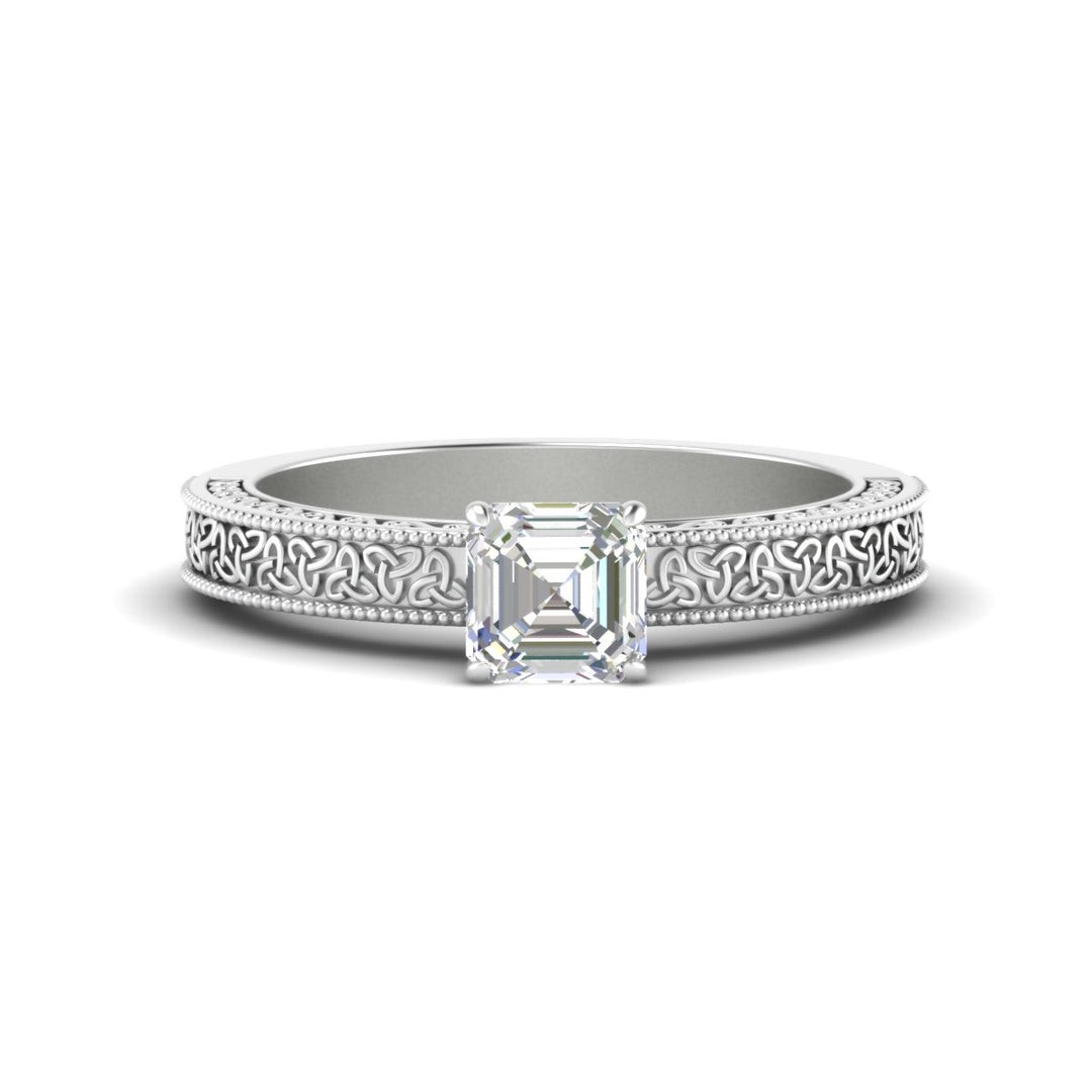 asscher-cut-celtic-engraved-solitaire-ring-in-white-gold-fdenr8544asrsleep-nl-wg