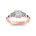 Thumbnail 13 - asscher-cut-celtic-sapphire-two-tone-engagement-ring-in-rose-gold-fdens2255asrgsablangle5-nl-rg.jpg