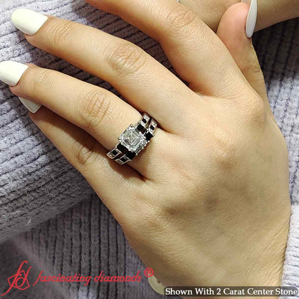 asscher-cut-channel-three-stone-diamond-engagement-ring-with-black-diamond-in-white-gold-FDENS205ASGBLACK-NL-WG-2