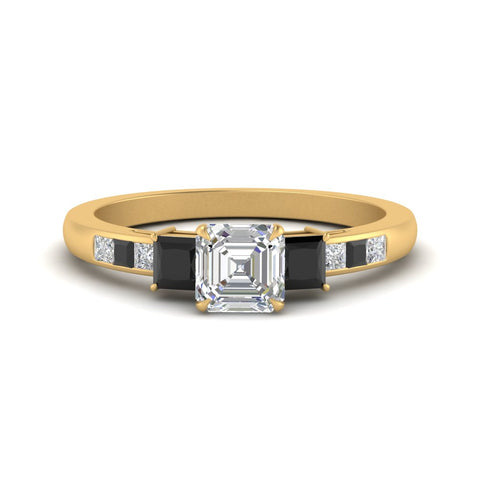 asscher-cut-channel-three-stone-diamond-engagement-ring-with-black-diamond-in-yellow-gold-FDENS205ASRGBLACK-NL-YG.jpg