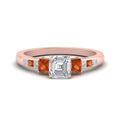 Thumbnail 55 - asscher-cut-channel-three-stone-diamond-engagement-ring-with-orange-sapphire-in-rose-gold-FDENS205ASRGSAOR-NL-RG.jpg