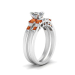 Load image into Gallery viewer, asscher-cut-channel-three-stone-diamond-engagement-ring-with-orange-sapphire-in-white-gold-FDENS205ASGSAOR-NL-WG.jpg
