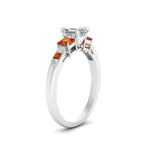 Load image into Gallery viewer, asscher-cut-channel-three-stone-diamond-engagement-ring-with-orange-sapphire-in-white-gold-FDENS205ASRGSAOR-NL-WG.jpg
