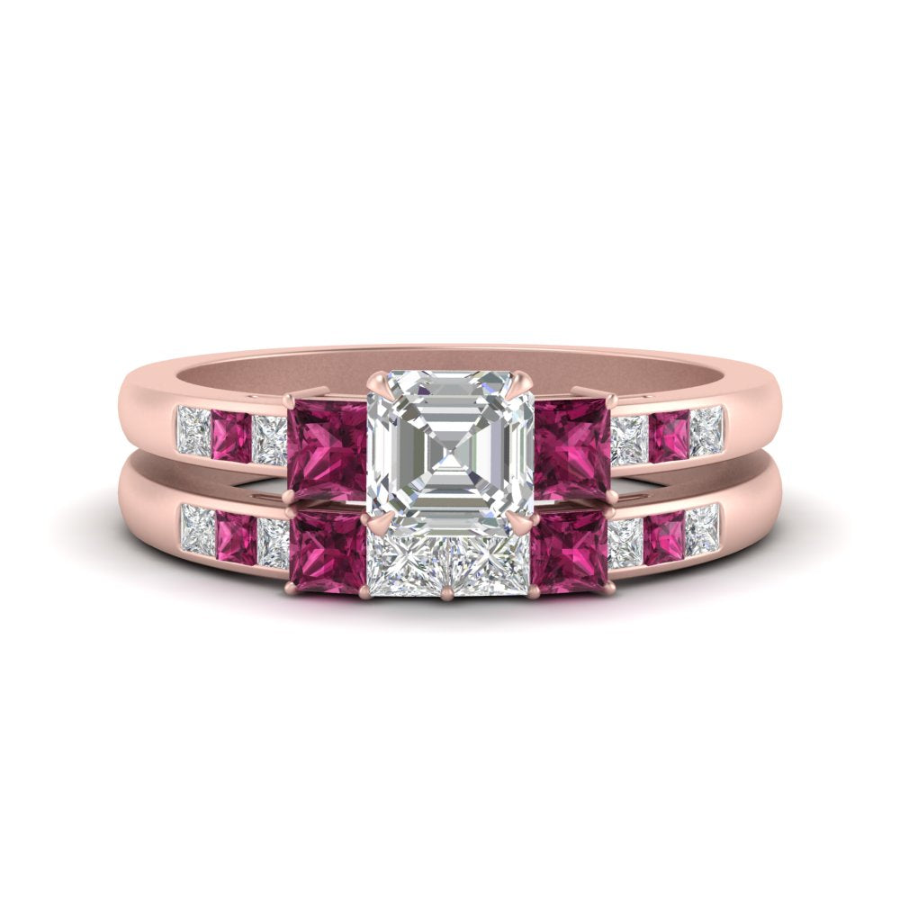 asscher-cut-channel-three-stone-diamond-engagement-ring-with-pink-sapphire-in-rose-gold-FDENS205ASGSADRPI-NL-RG.jpg