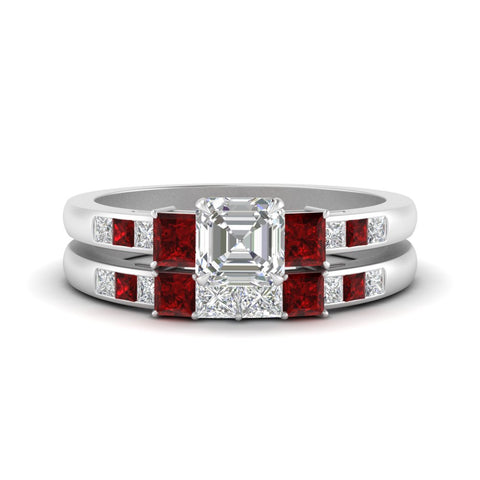 asscher-cut-channel-three-stone-diamond-engagement-ring-with-ruby-in-white-gold-FDENS205ASGRUDR-NL-WG.jpg