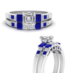 Load image into Gallery viewer, asscher-cut-channel-three-stone-diamond-engagement-ring-with-sapphire-in-white-gold-FDENS205ASGSABL-NL-WG.jpg
