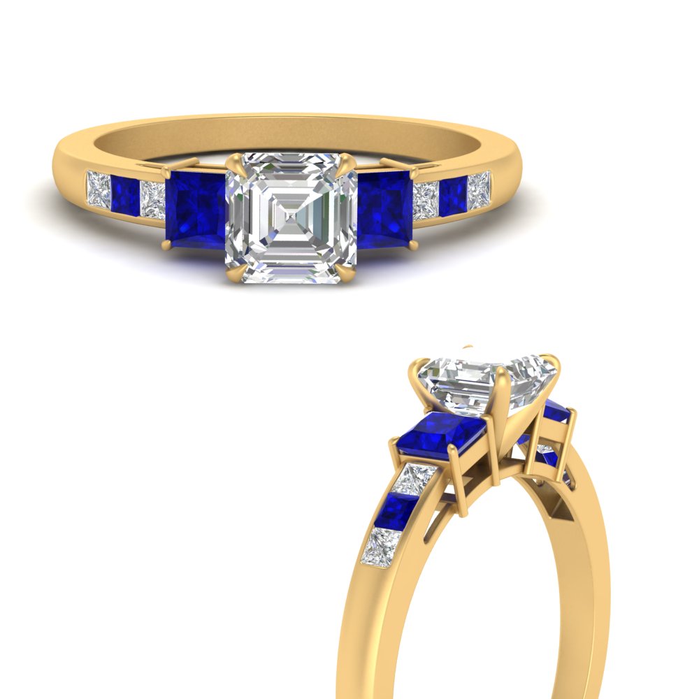 asscher-cut-channel-three-stone-diamond-engagement-ring-with-sapphire-in-yellow-gold-FDENS205ASRGSABL-NL-YG.jpg