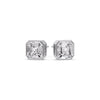 Load image into Gallery viewer, Asscher Diamond Bezel Stud Earring