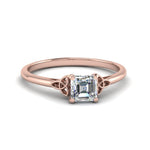 Load image into Gallery viewer, asscher-cut-diamond-celtic-solitaire-ring-in-rose-gold-FD8541ASR-NL-RG?v=1758624131
