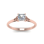 Load image into Gallery viewer, asscher-cut-diamond-celtic-solitaire-ring-in-rose-gold-FD8541ASRANGLE5-NL-RG?v=1758624131
