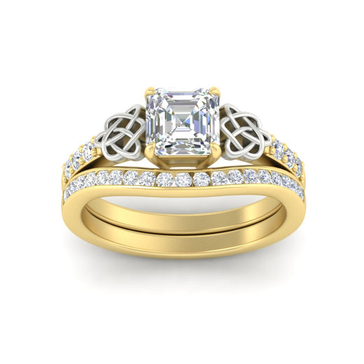 asscher-cut-diamond-channel-band-celtic-bridal-set-in-yellow-gold-fdens2255asangle5-nl-yg-ws2.jpg