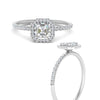 Load image into Gallery viewer, asscher-cut-diamond-halo-petite-engagement-ring-in-white-gold-FD8523ASRANGLE3-NL-WG