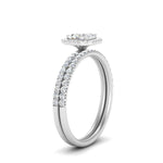 Load image into Gallery viewer, asscher-cut-diamond-halo-wedding-ring-set-in-white-gold-FD8523AS-NL-WG