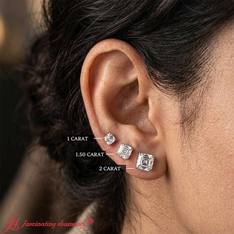 asscher-cut-diamond-stud-earring-in-white-gold-FD-EAR10411AS-size-chart 