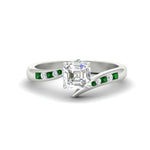 Load image into Gallery viewer, asscher-cut-diamond-swirl-channel-set-emerald-wedding-ring-in-white-gold-FDENS4028ASRGEMGR-NL-WG_5a42e1b8-2664-4e4f-b6e3-a6f9ce21366f.jpg?v=1754996023
