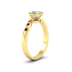 Load image into Gallery viewer, asscher-cut-diamond-swirl-channel-set-ruby-wedding-ring-in-yellow-gold-FDENS4028ASRGRUDRANGLE2-NL-YG.jpg?v=1754995837
