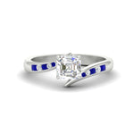 Load image into Gallery viewer, asscher-cut-diamond-swirl-channel-set-sapphire-wedding-ring-in-white-gold-FDENS4028ASRGSABL-NL-WG.jpg?v=1754995830
