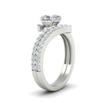 Load image into Gallery viewer, asscher-cut-diamond-wedding-ring-set-in-FDENS3007AS-NL-WG
