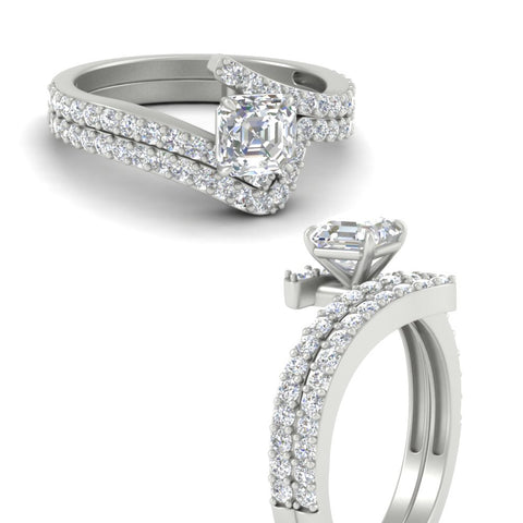 asscher-cut-diamond-wedding-ring-set-in-FDENS3007AS-NL-WG
