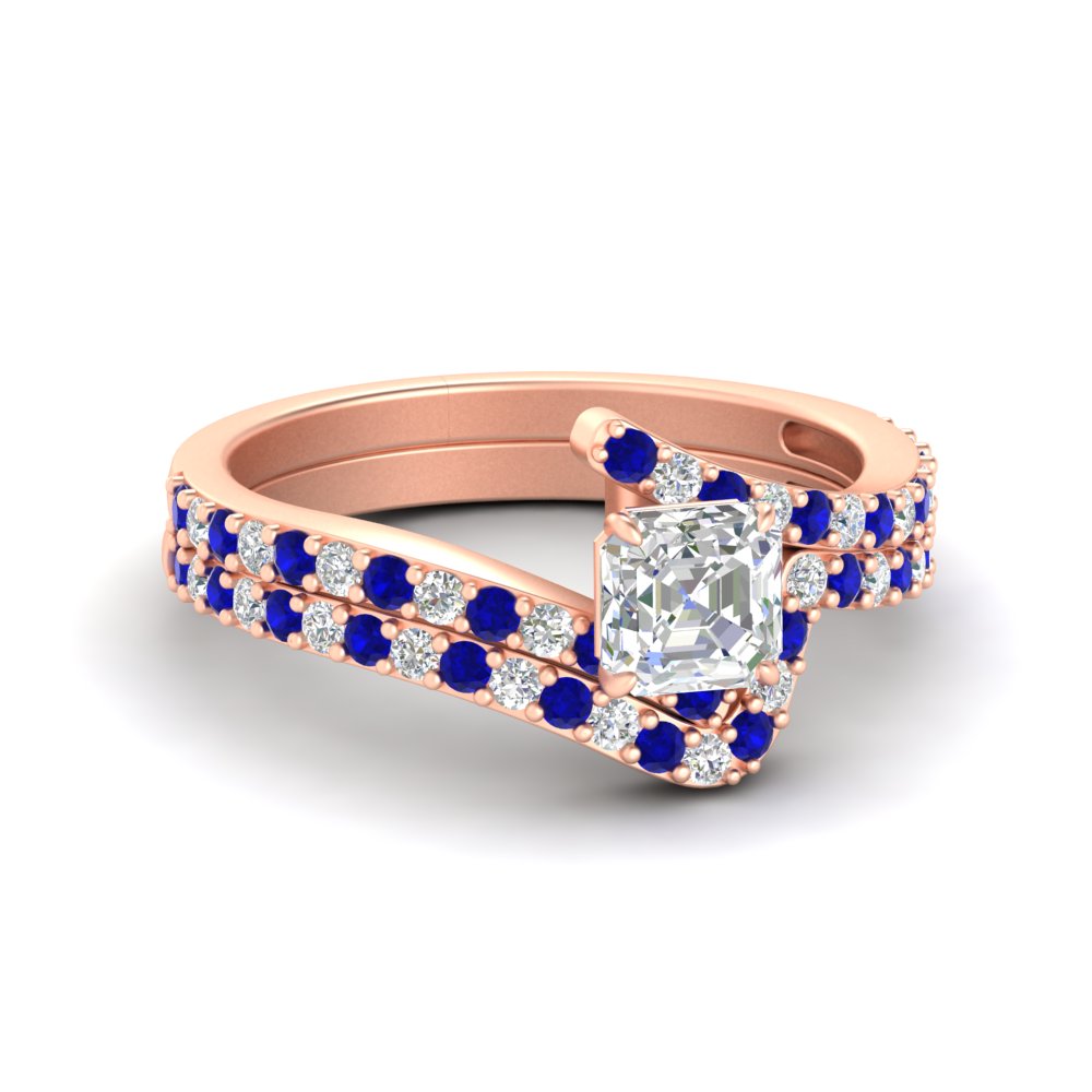 asscher-cut-diamond-wedding-ring-set-with-sapphire-in-FDENS3007ASGSABL-NL-RG