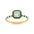 Thumbnail 91 - asscher-cut-emerald-halo-petite-engagement-ring-in-yellow-gold-FD8523ASRGEMGRANGLE3-NL-YG