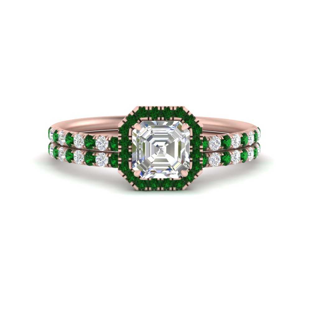 asscher-cut-emerald-halo-wedding-ring-set-in-rose-gold-FD8523ASGEMGR-NL-RG