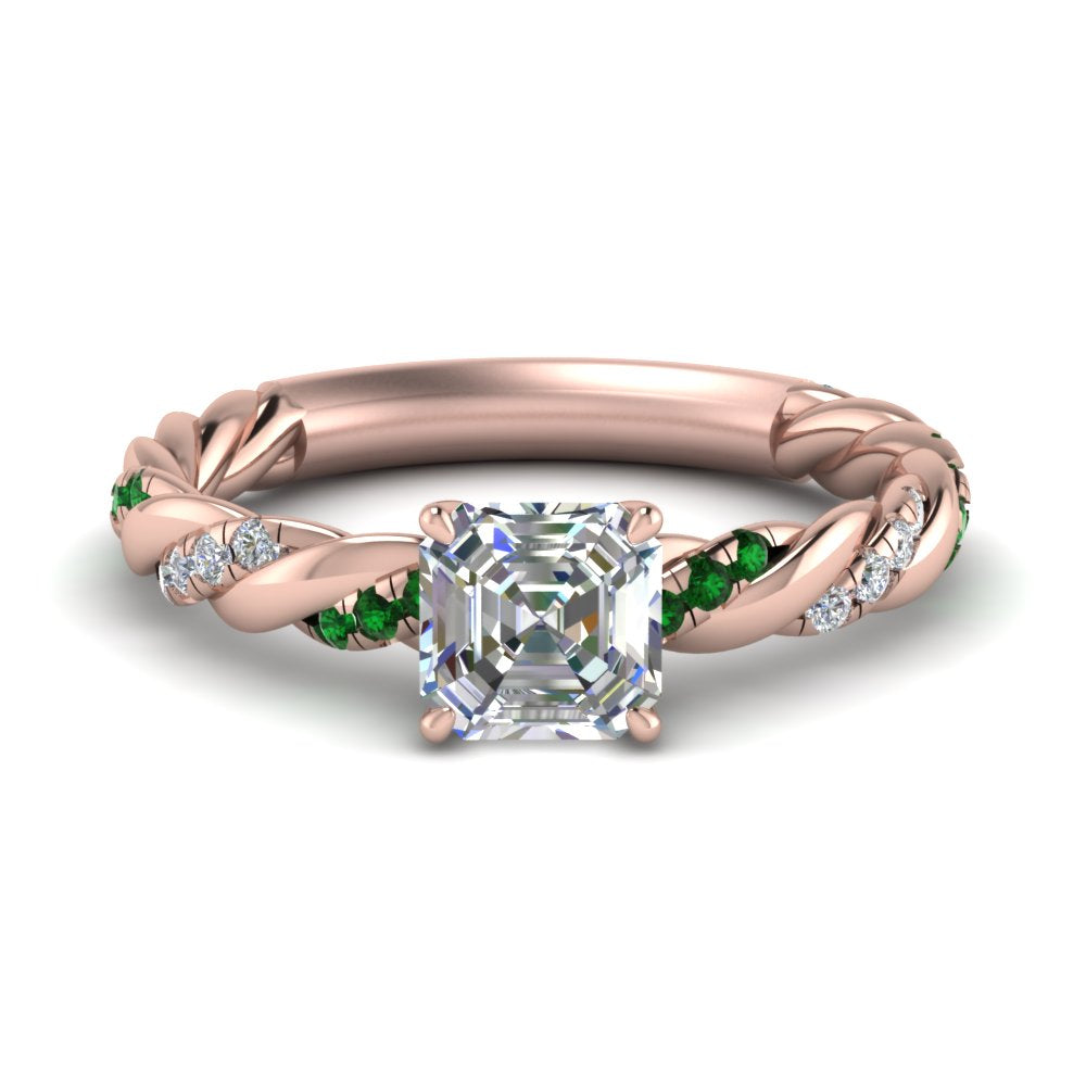 Twisted Vine Engagement Ring