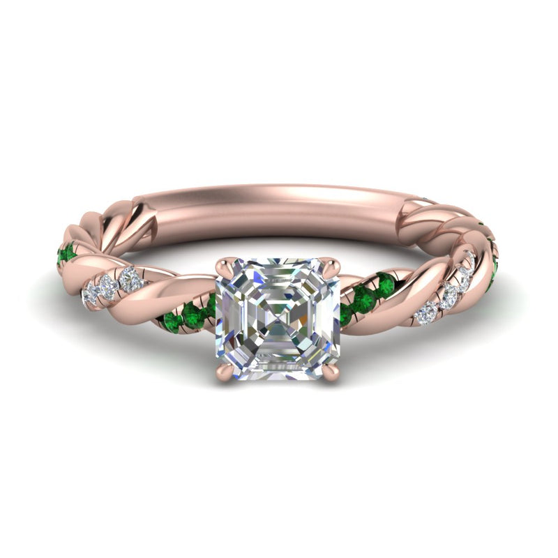Twisted Vine Engagement Ring